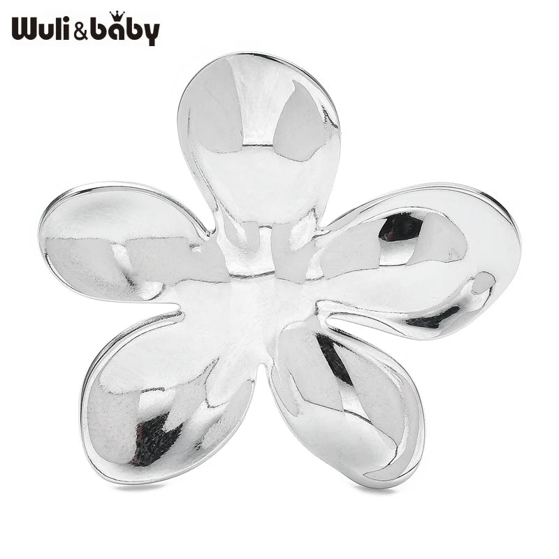 Broche Fleur · Acier