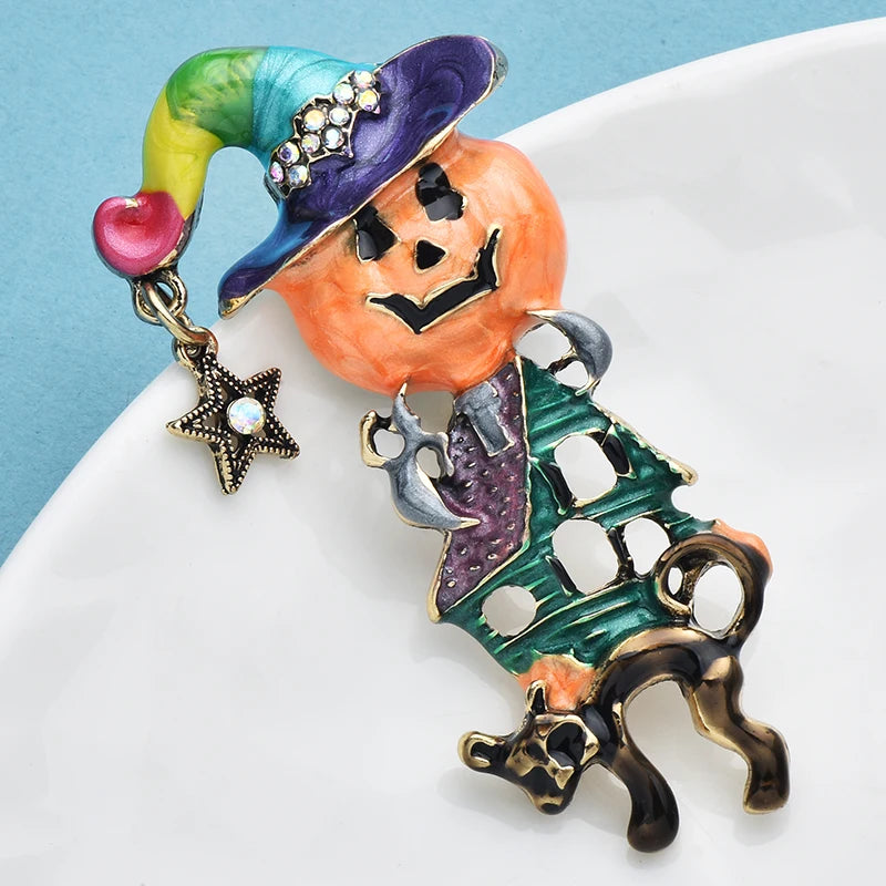 Broche Citrouille Vintage