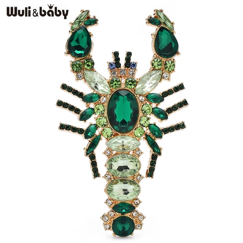 Broche Homard · Cristal