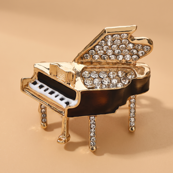 Broche Piano · Cristal
