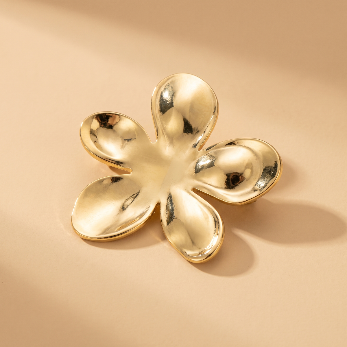 Broche Fleur · Acier