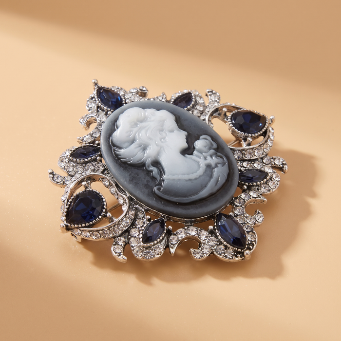 Broche Silhouette · Cristal
