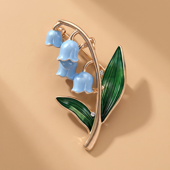 Broche Fleur · Émail