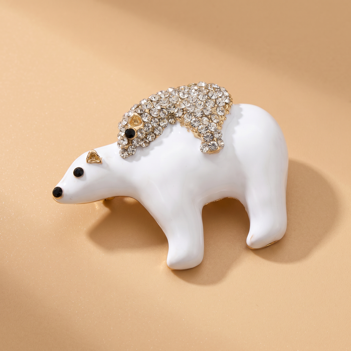 Broche Ours · Cristal
