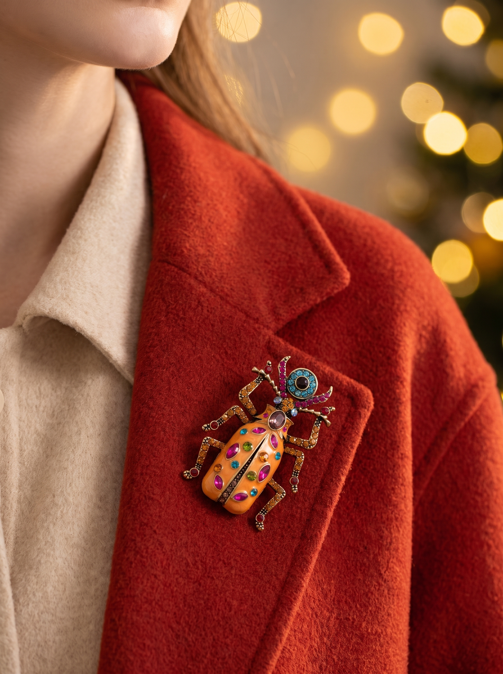 Broche Noël : la touche festive qui sublime vos tenues
