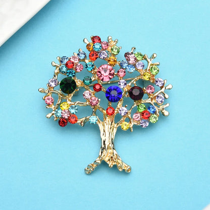 Broche Sapin · Cristal