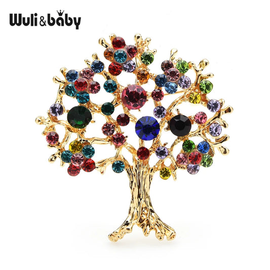 Broche Sapin · Cristal