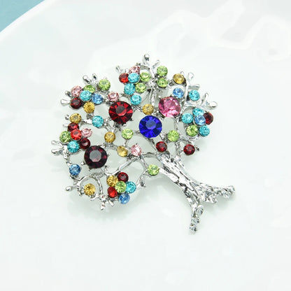 Broche Sapin · Cristal