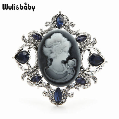 Broche Silhouette · Cristal