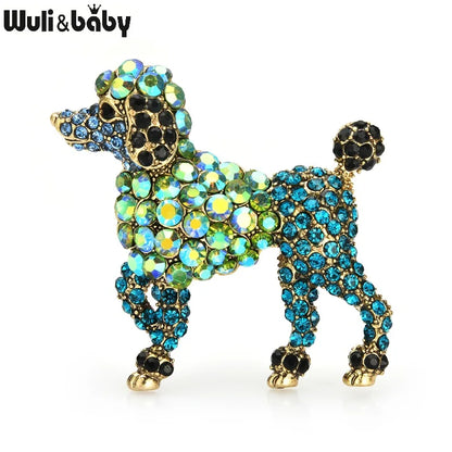 Broche Chien · Cristal