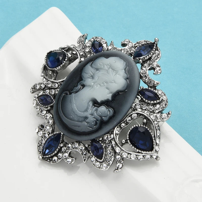 Broche Silhouette · Cristal