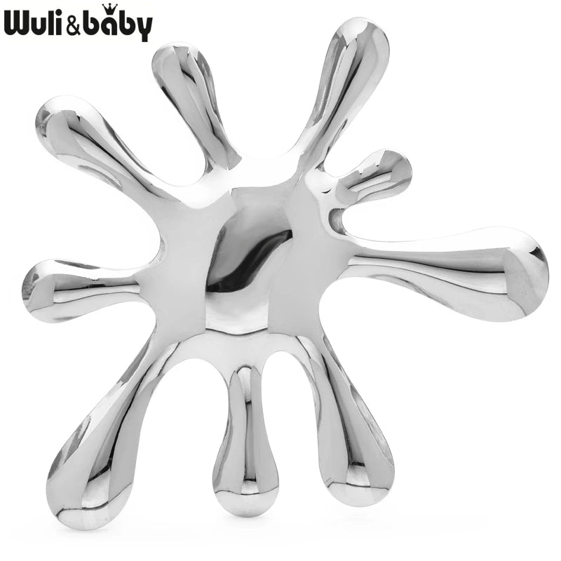 Broche Fleur · Acier
