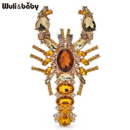 Broche Homard · Cristal