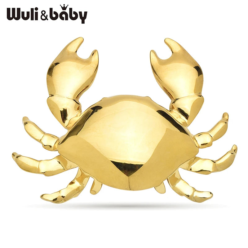 Broche Crabe · Acier