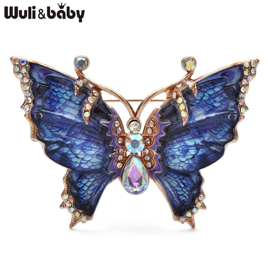 Broche Papillon · Émail
