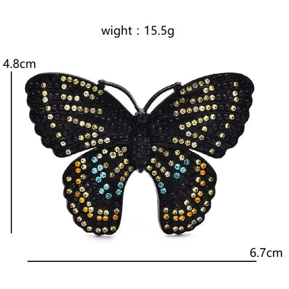 Broche Papillon · Cristal