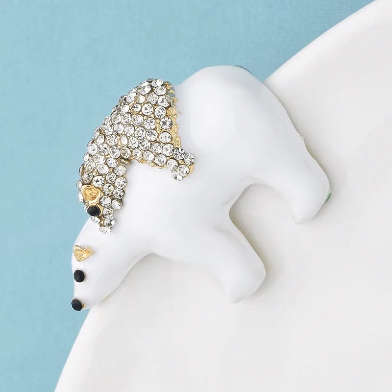 Broche Ours · Cristal