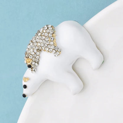 Broche Ours · Cristal