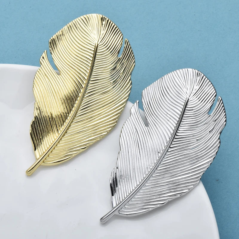 Broche Feuille
