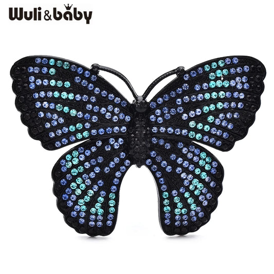 Broche Papillon · Cristal