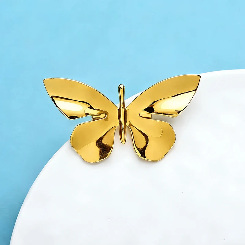 Broche Papillon · Acier