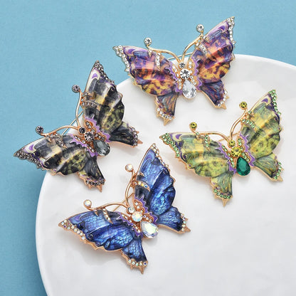 Broche Papillon · Émail