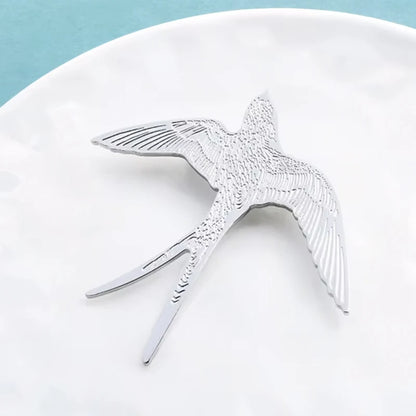 Broche Hirondelle · Acier