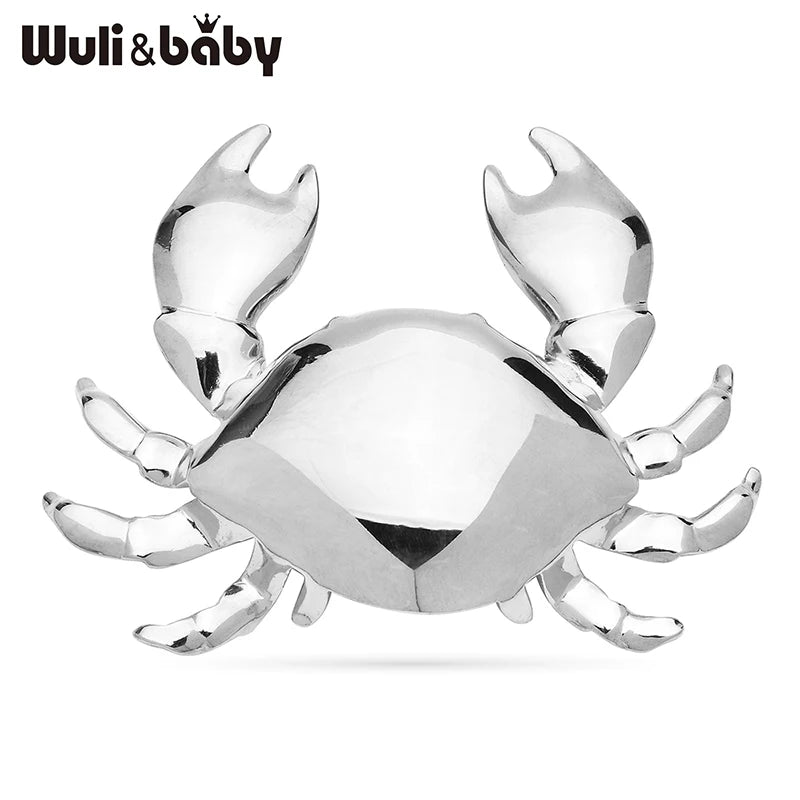 Broche Crabe · Acier