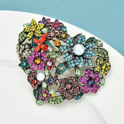Broche Cœur · Cristal