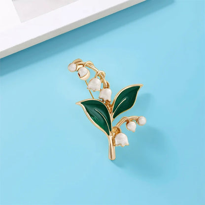 Broche Lys · Émail