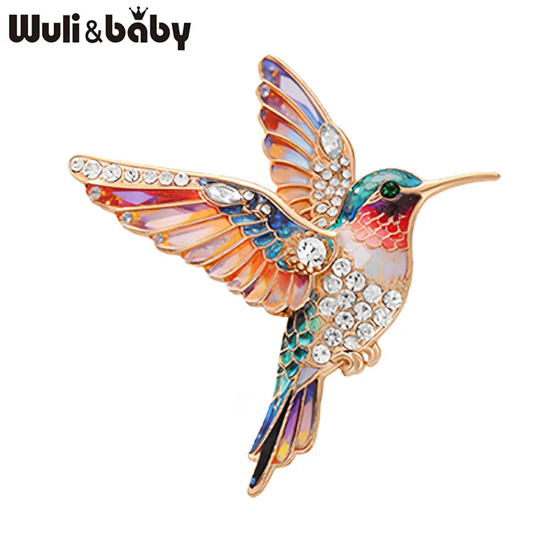 Broche Colibri · Cristal