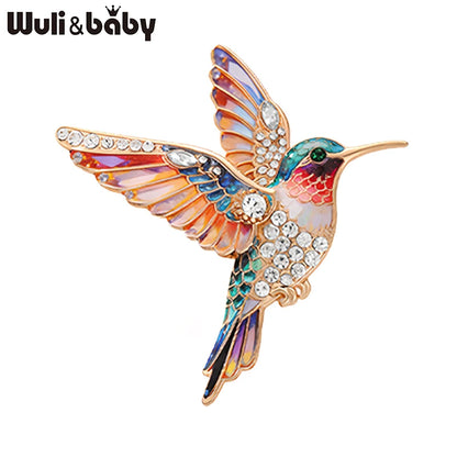 Broche Colibri · Cristal