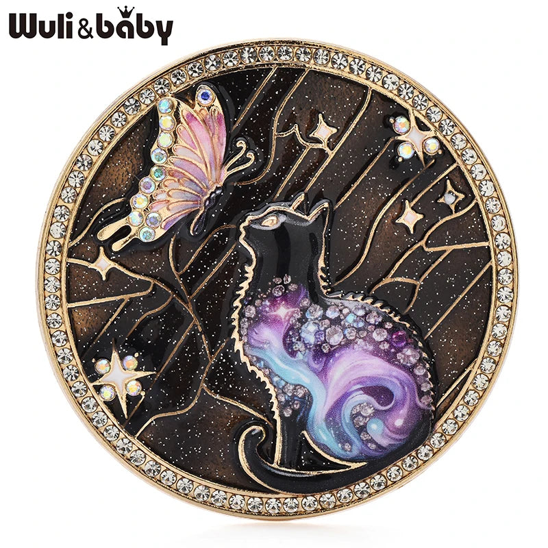 Broche Papillon · Émail