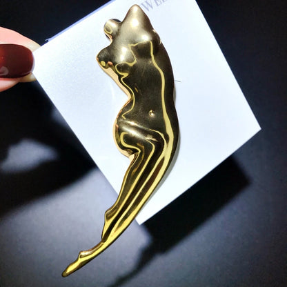 Broche Silhouette · Acier