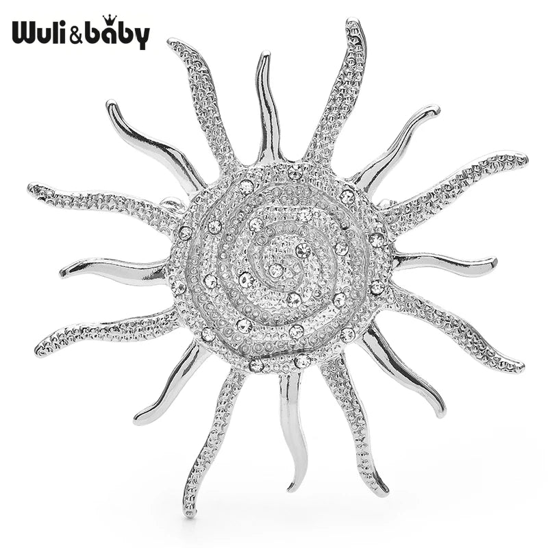 Broche Escargot · Cristal