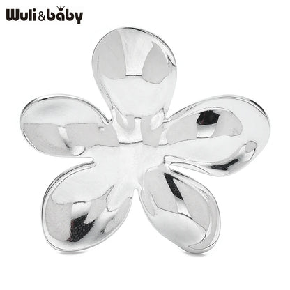 Broche Fleur · Acier