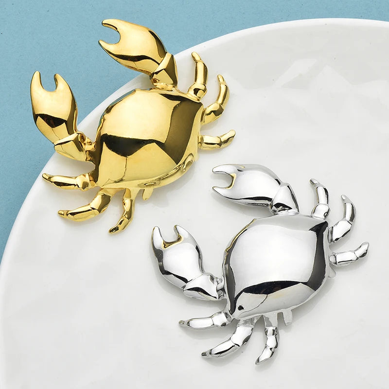 Broche Crabe · Acier