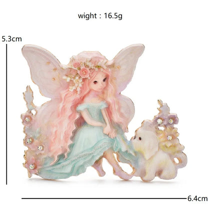 Broche Papillon · Émail
