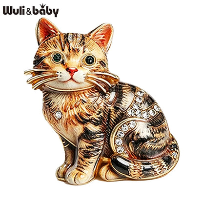 Broche Chat · Cristal