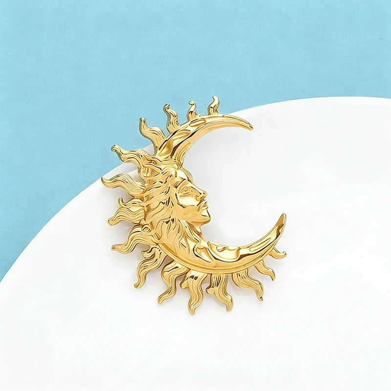 Broche Déesse · Acier