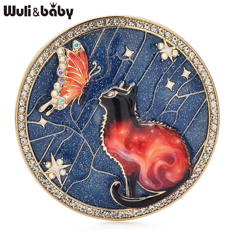 Broche Papillon · Émail