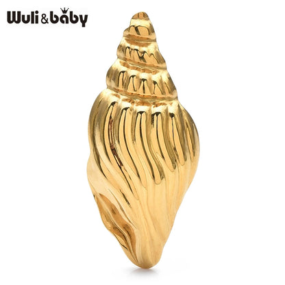 Broche Coquillage · Acier