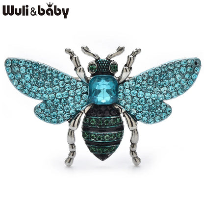 Broche Abeille · Cristal