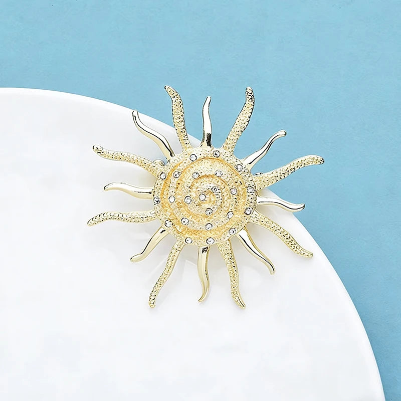 Broche Escargot · Cristal