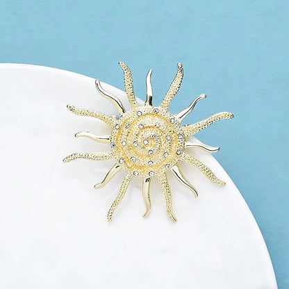 Broche Escargot · Cristal