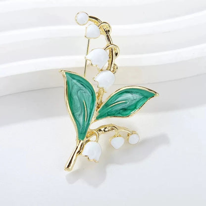 Broche Lys · Émail