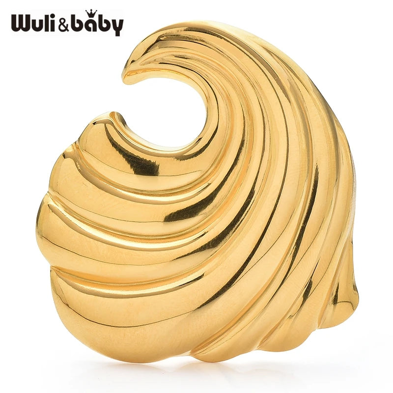 Broche Vague · Acier