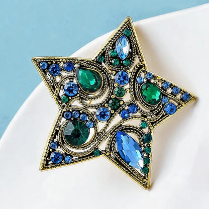 Broche Étoile Vintage · Cristal