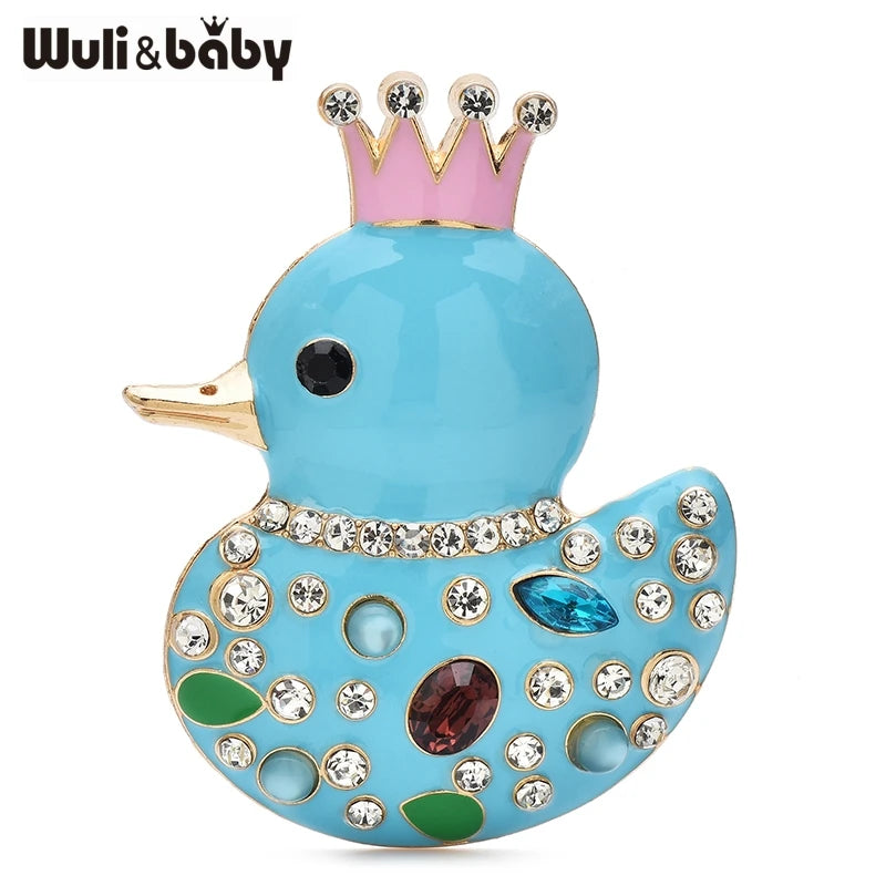 Broche Canard · Cristal