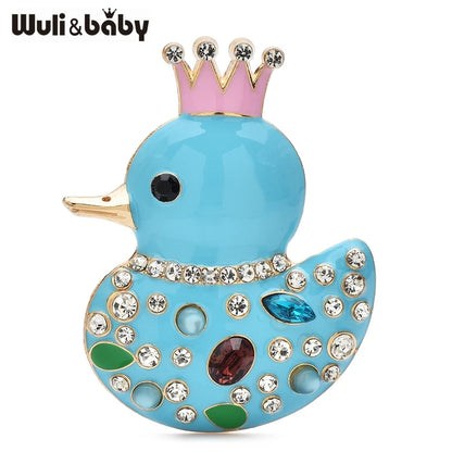 Broche Canard · Cristal